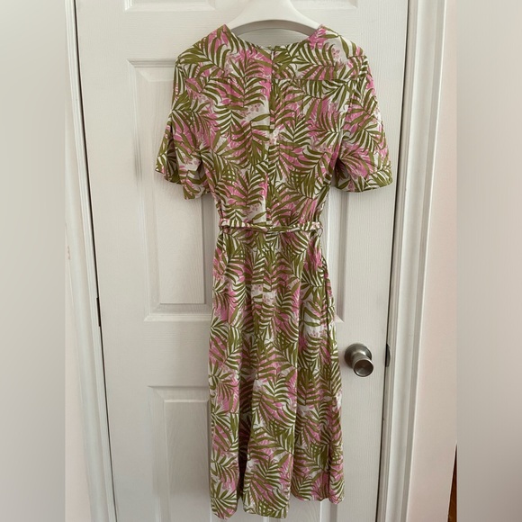 Floral Short Sleeved Dress Sz 36 - Picture 3 of 5
